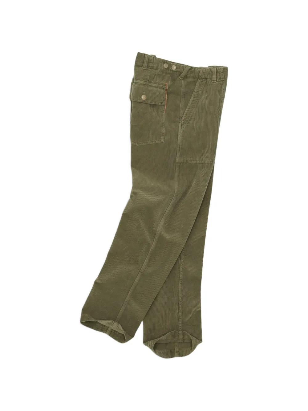 Fortela Newfatigue ribfluwelen broek Groen