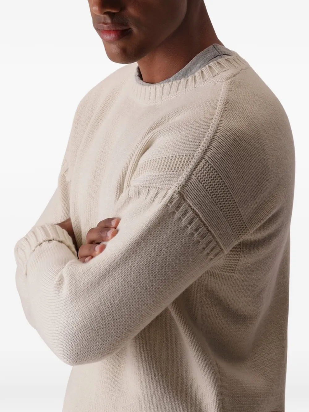 Fortela Lipan crew-neck sweater Beige
