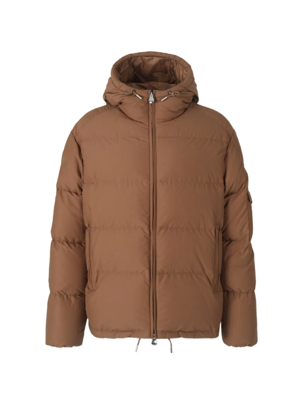 Moncler Himalaya hooded short down jacket Bruin