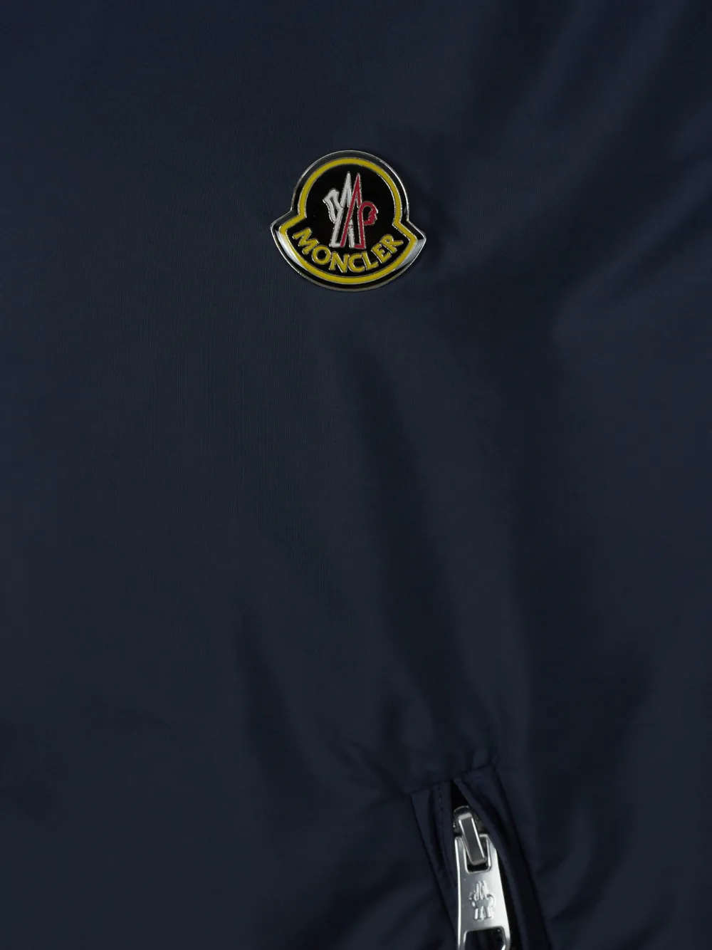 Moncler hooded windbreaker Blauw