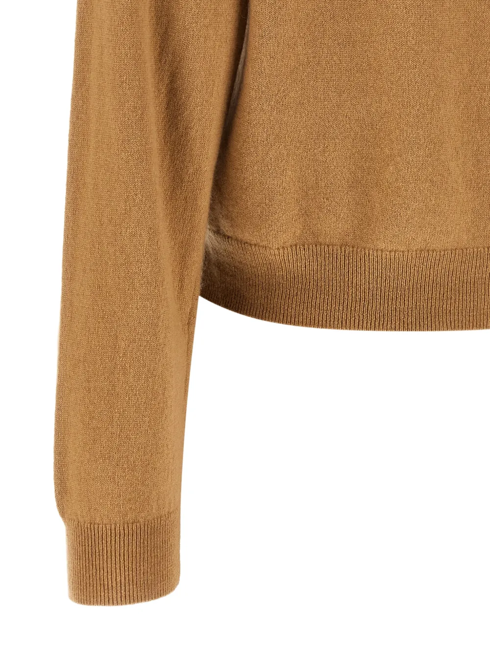 Ballantyne argyle cashmere cardigan Beige