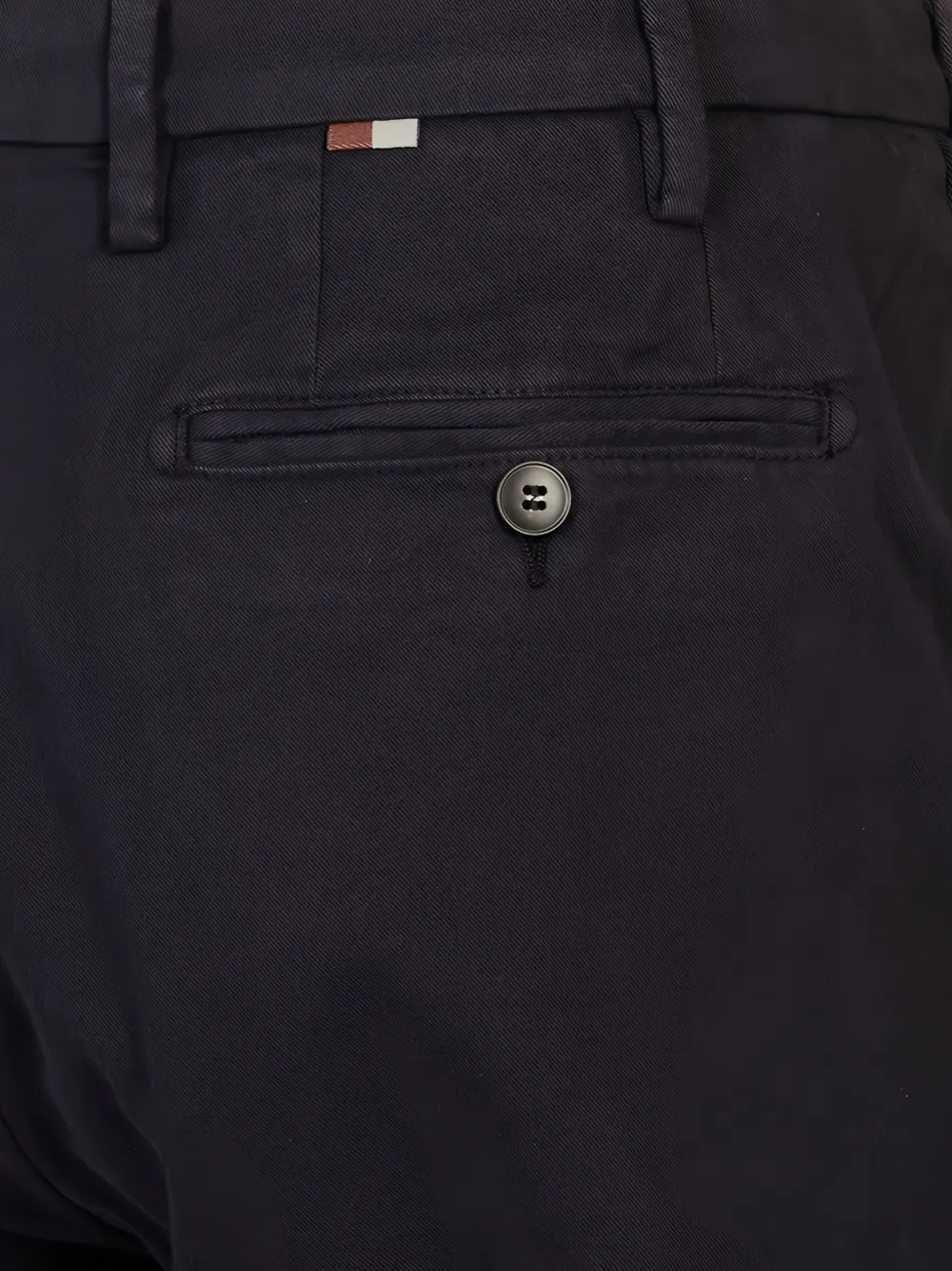 Canali tapered-leg chino trousers Blauw