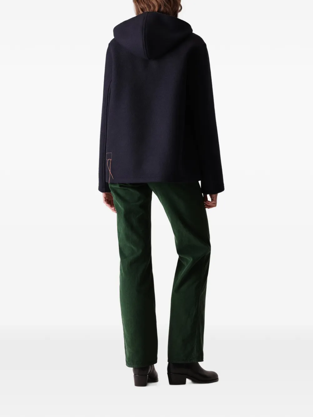 Fortela Kiowa duffeljack met houtje-touwtjesluiting Blauw