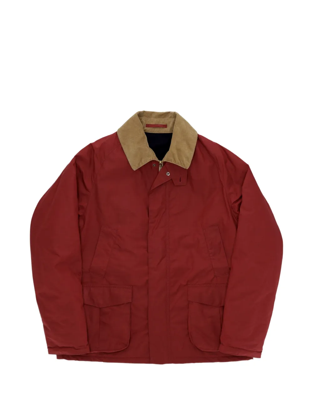 Fortela Bristol waxed-finish jacket - Rosso