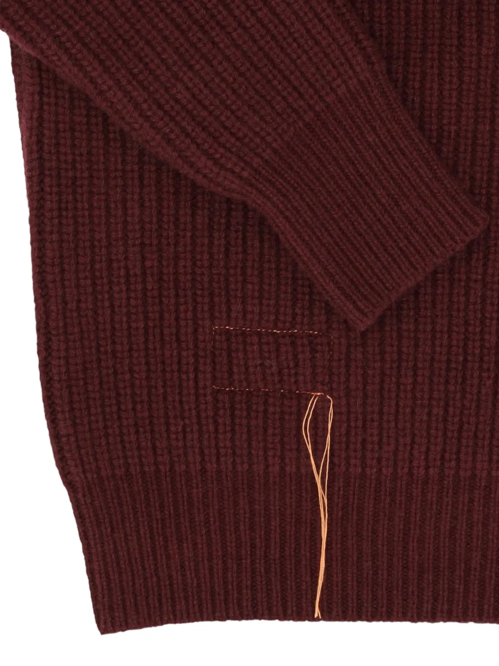 Fortela Leone ribbed-knit sweater Rood
