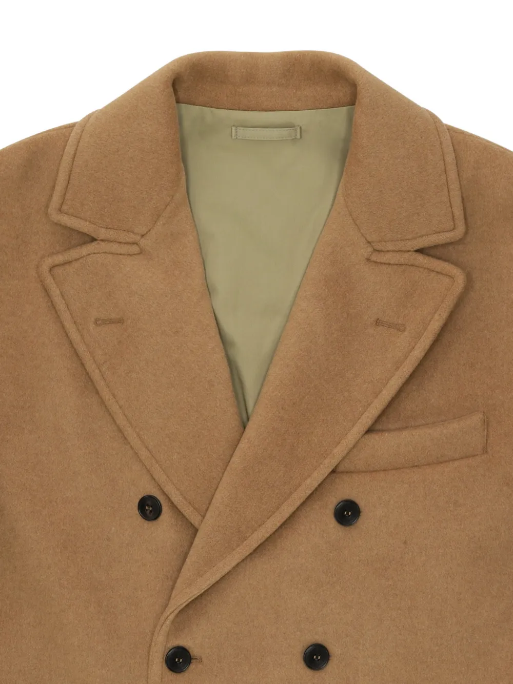 Fortela Serwilliam jas met dubbele rij knopen Beige