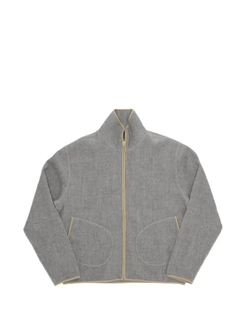 Fortela K13 brushed-wool zip-up jacket
