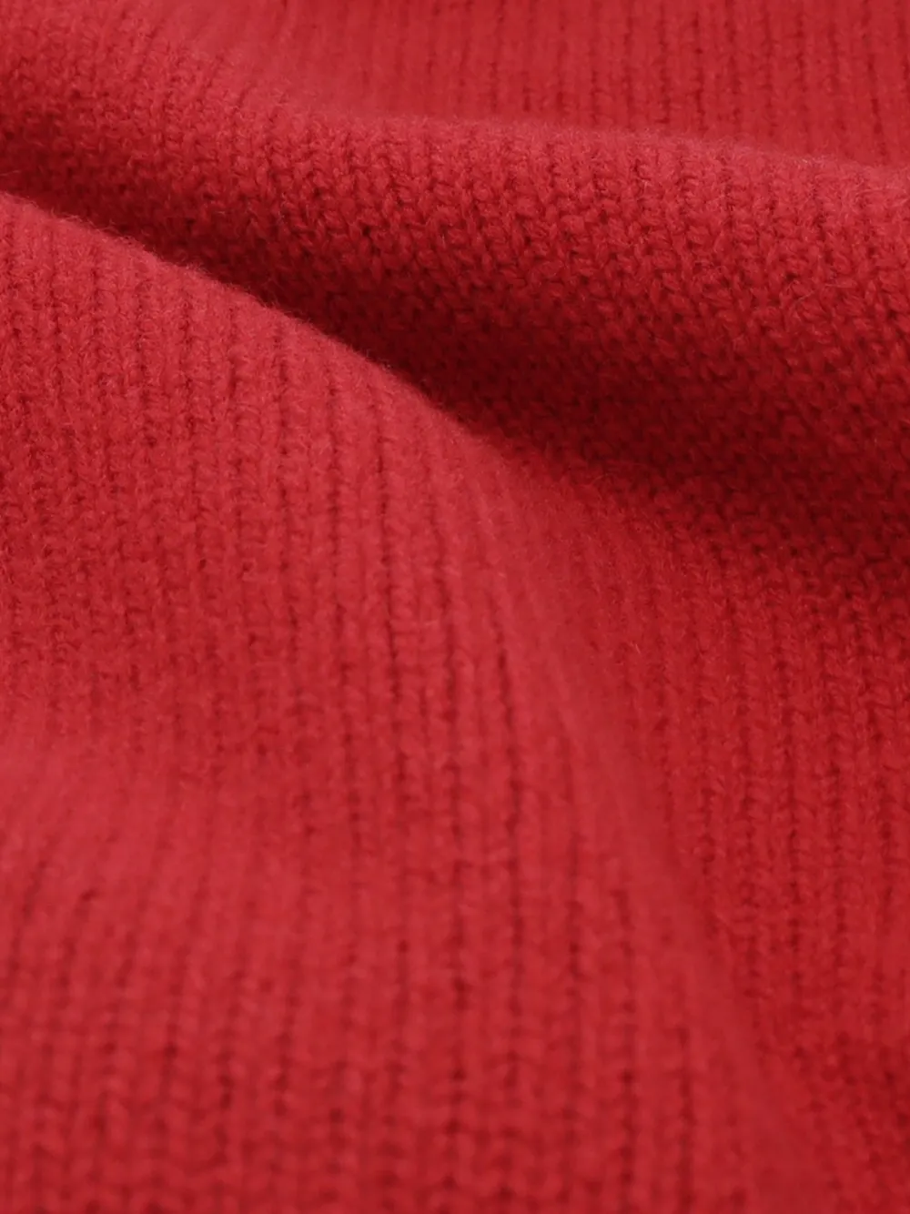 Fortela stripe-trim wool sweater Rood