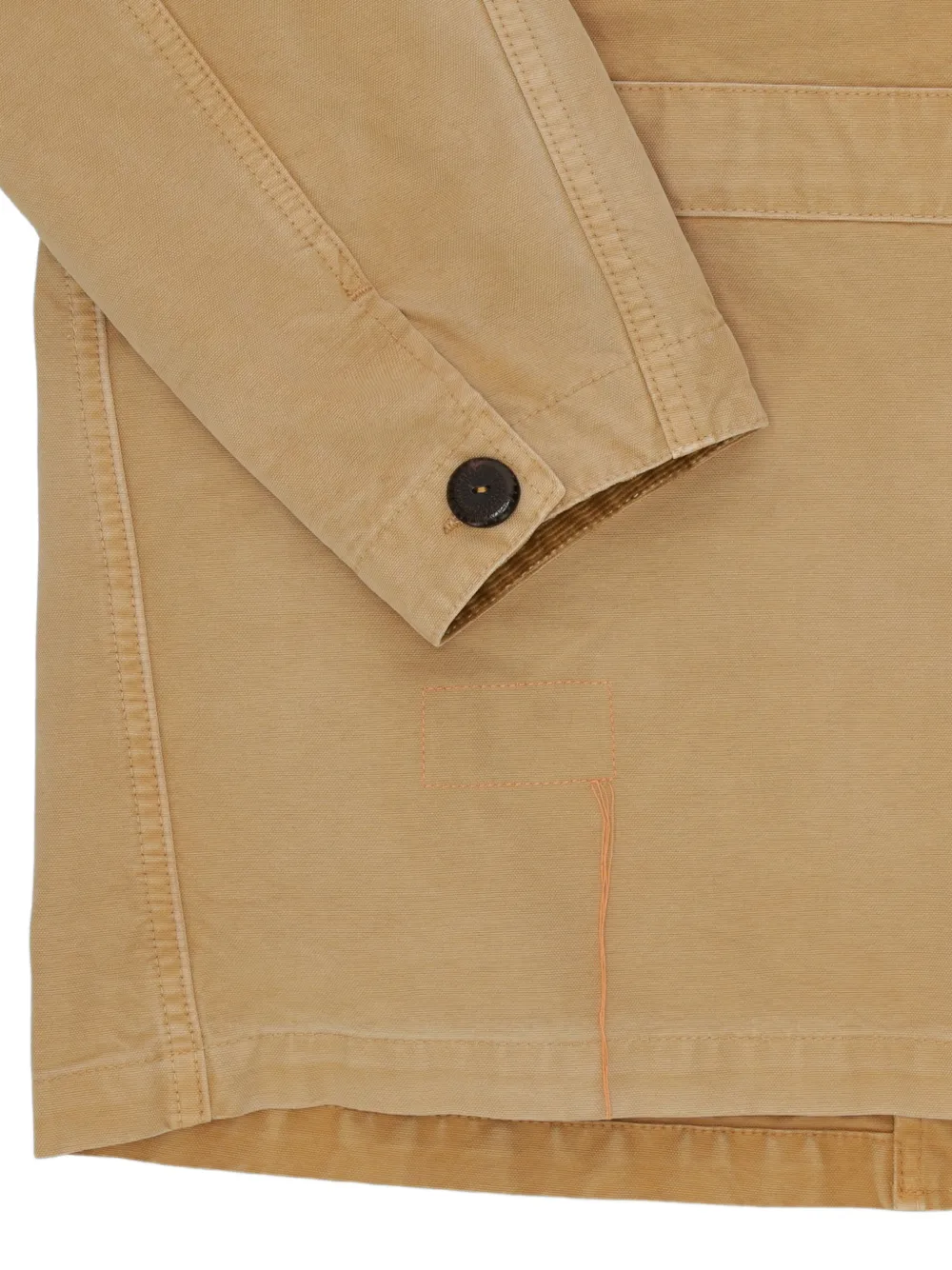 Fortela Blanckett jas met ribfluwelen kraag Beige