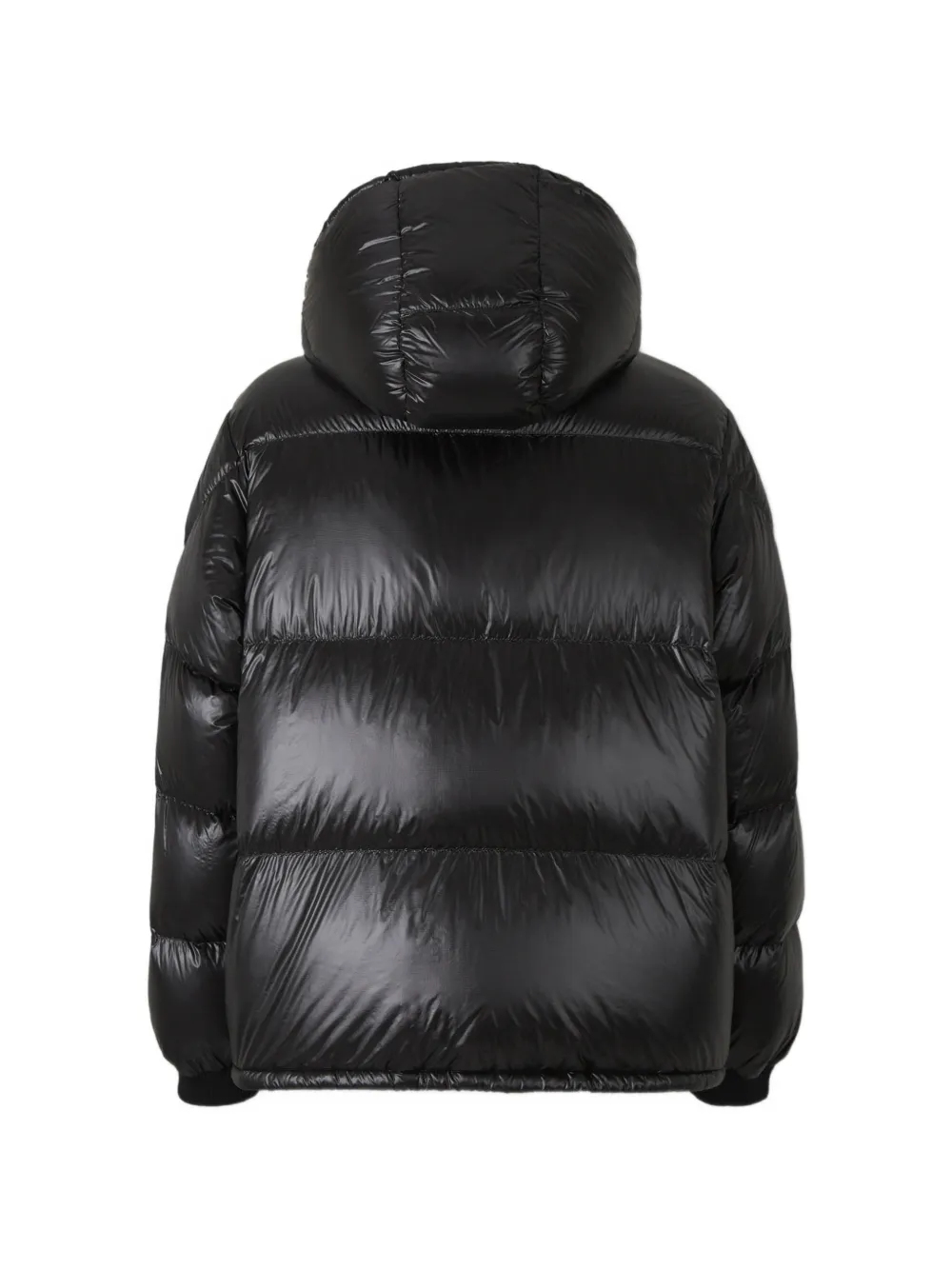 Moncler Karakorum hooded short down jacket Zwart