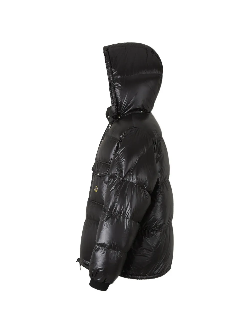 Moncler Karakorum hooded short down jacket Zwart