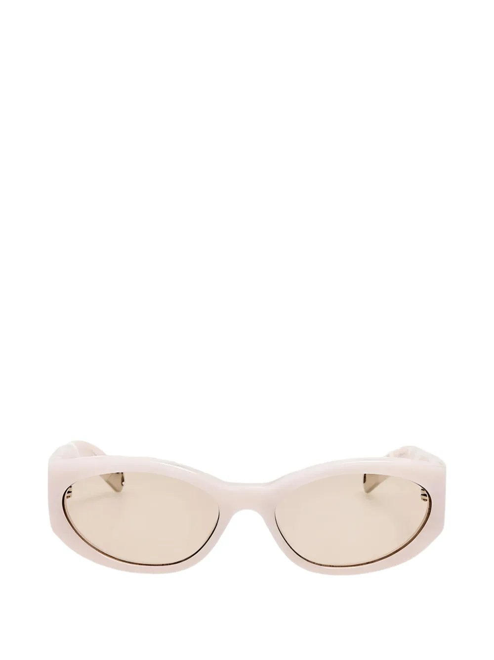 Jacquemus Ovalo oval-frame sunglasses Beige