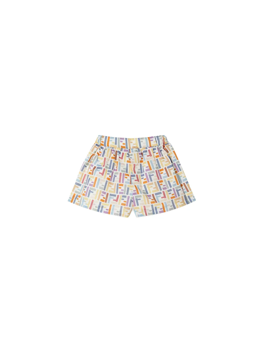 Fendi Kids Ballonshorts met FF-monogram Wit