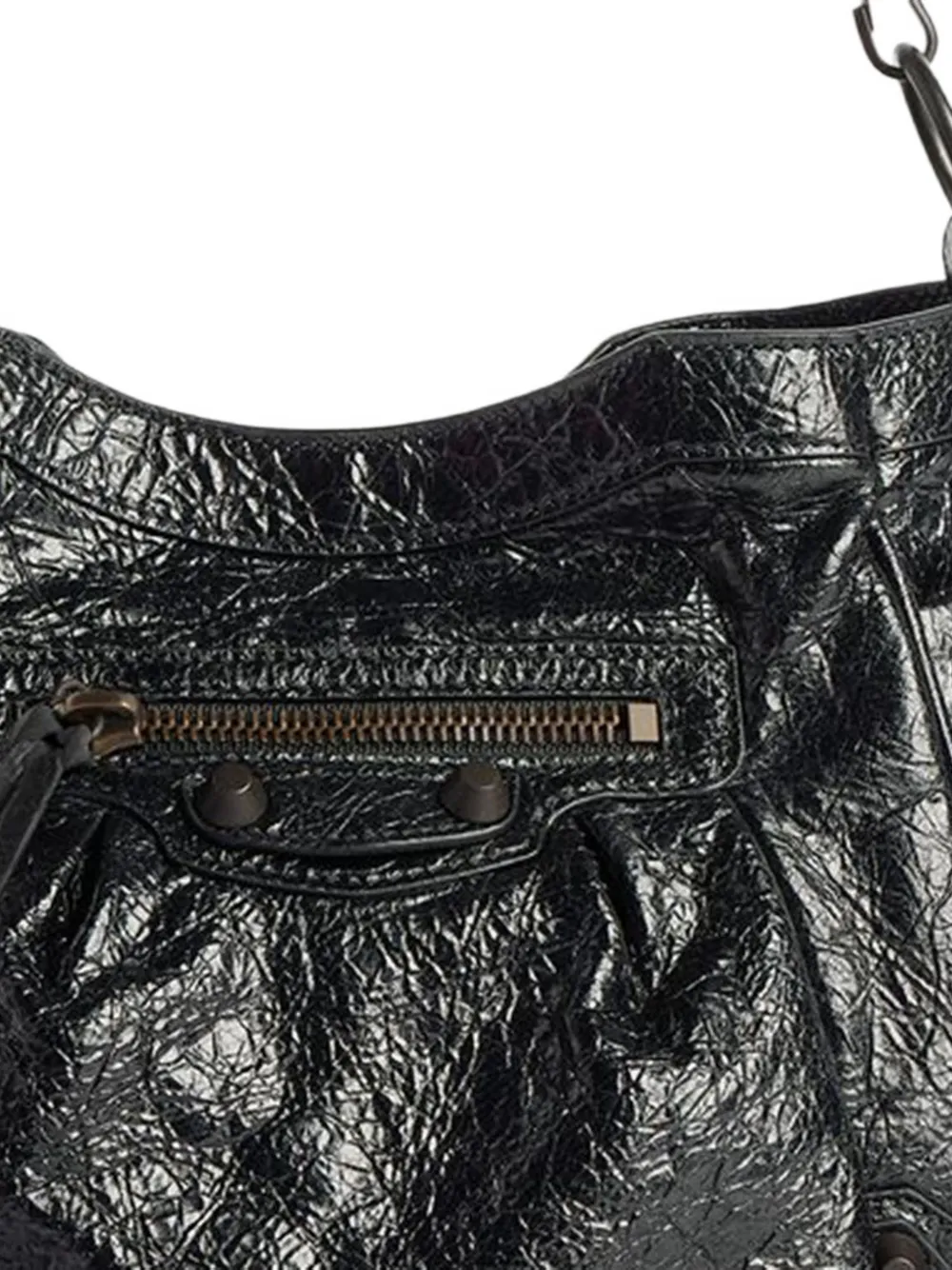 Balenciaga Kleine Le City bucket-tas Zwart