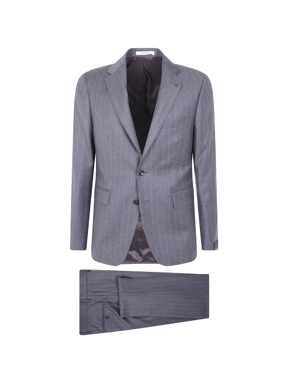 Tagliatore pinstripe-pattern wool suit Grijs