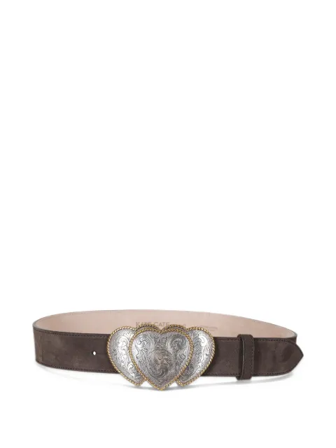 Kate Cate Queen Of Hearts suede belt