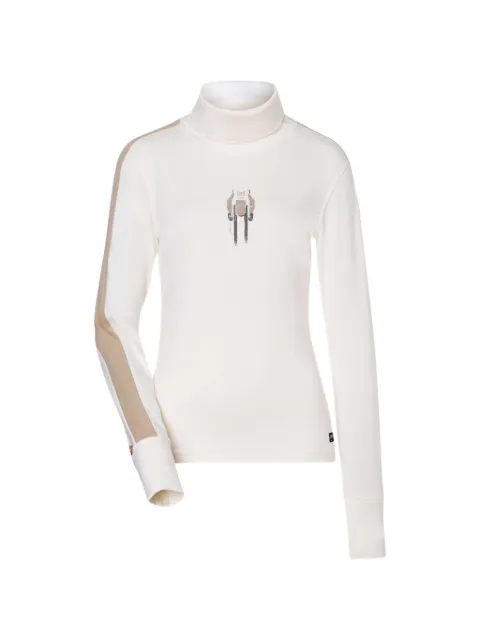 super.natural Racing Team graphic-print roll-neck sweater
