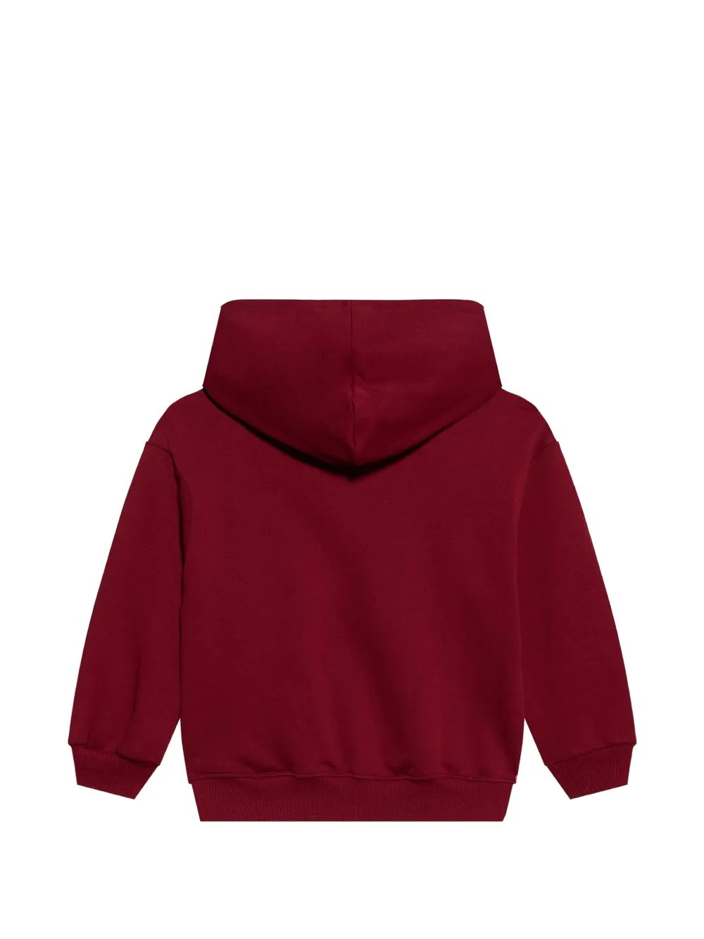 Roberto Cavalli Junior logo-embroidered hoodie Rood