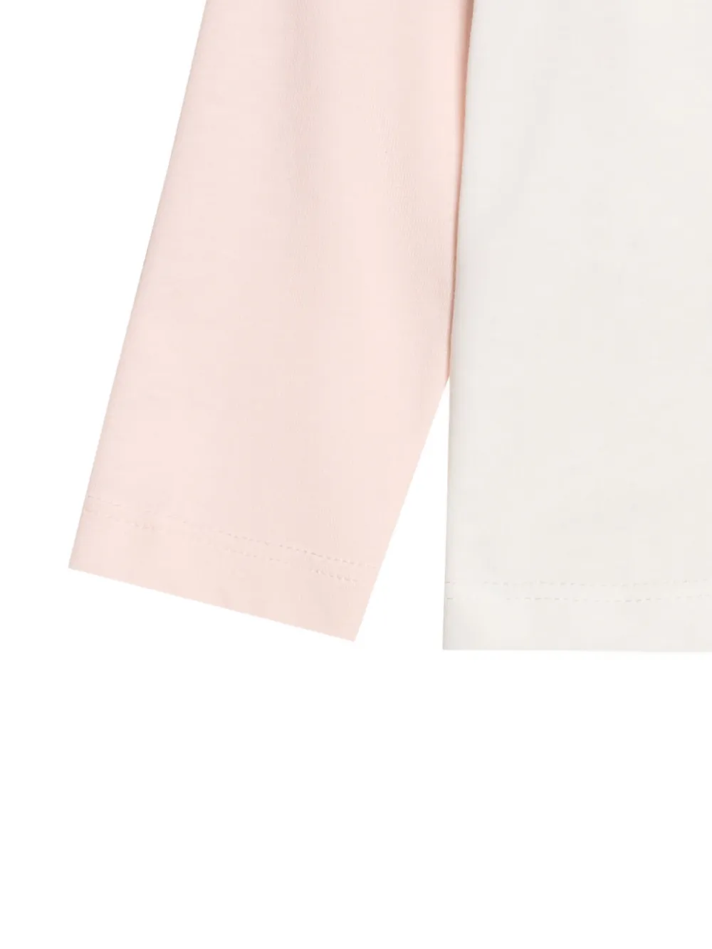 Roberto Cavalli Junior logo-embroidered raglan-sleeve T-shirt Wit
