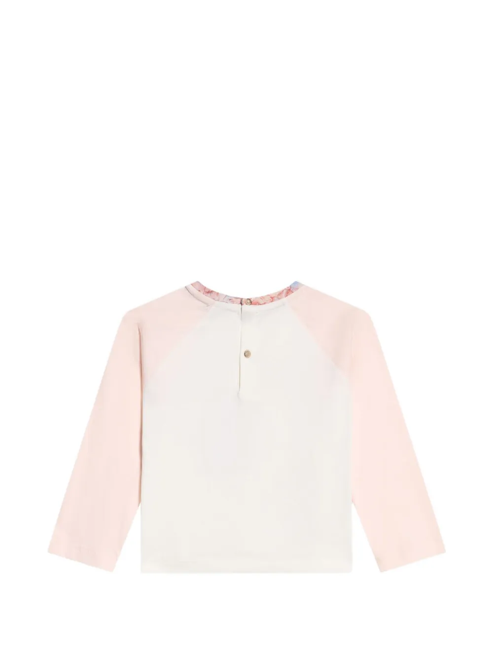 Roberto Cavalli Junior logo-embroidered raglan-sleeve T-shirt Wit
