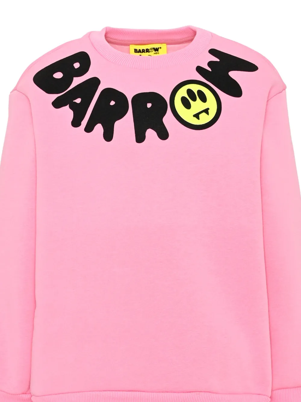 Barrow kids logo-print cotton tracksuit Roze