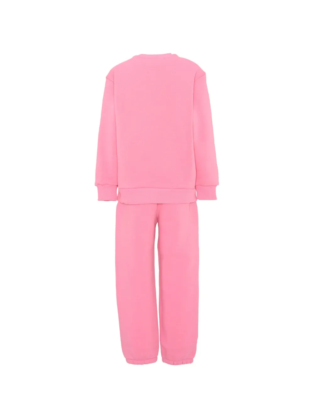 Barrow kids logo-print cotton tracksuit - Rosa