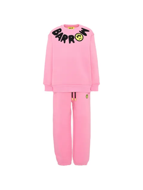 Barrow kids logo-print cotton tracksuit