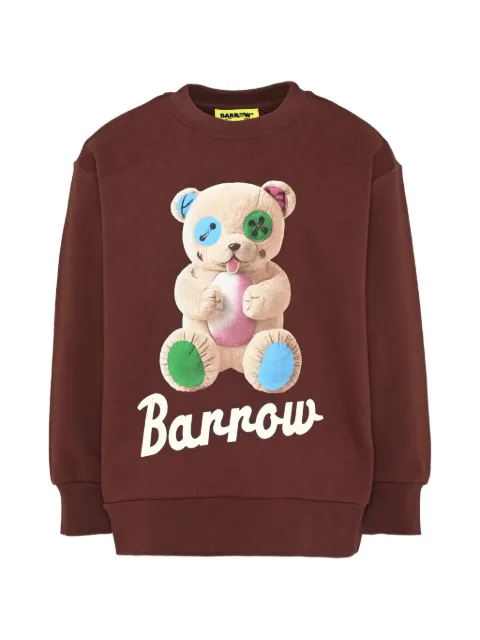 Barrow kids teddy-bear print sweatshirt