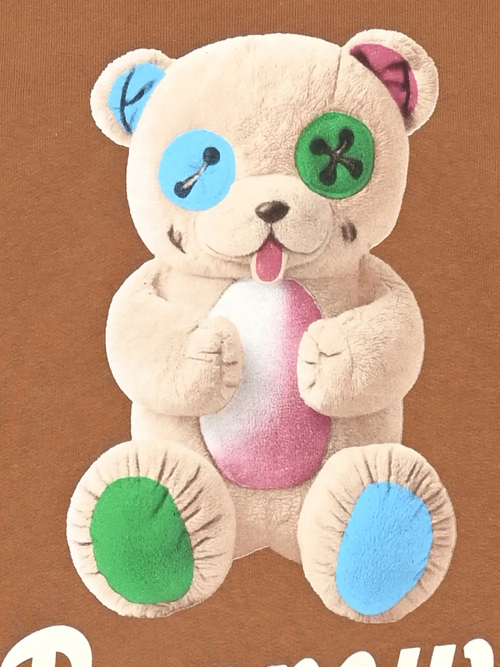 Barrow kids teddy-bear print sweater Bruin