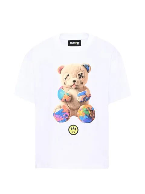 Barrow kids teddy-bear print T-shirt