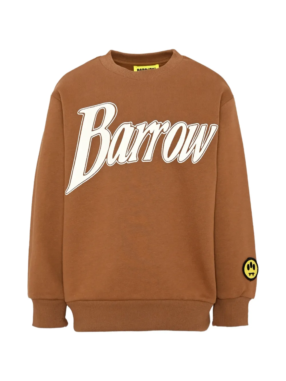 Barrow kids My Friends logo-print sweatshirt - Marrone