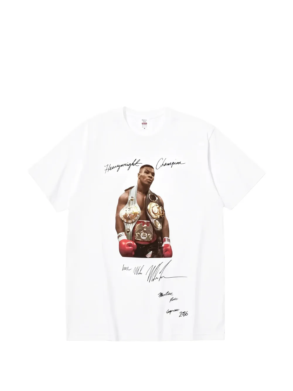 Supreme graphic-print T-shirt Wit
