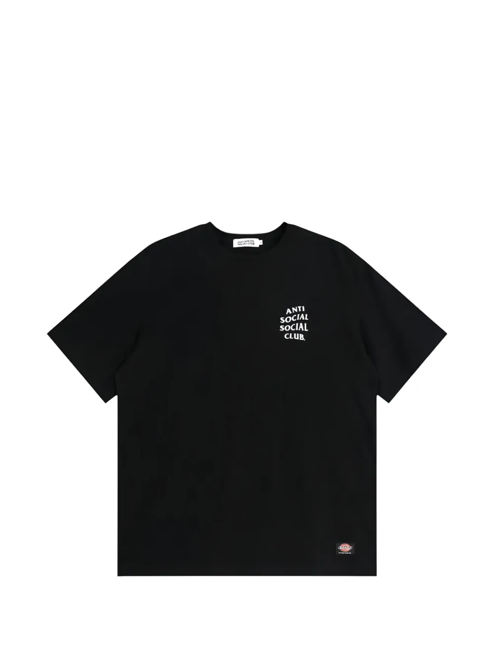 Anti Social Club x Dickies logo-print T-shirt Zwart