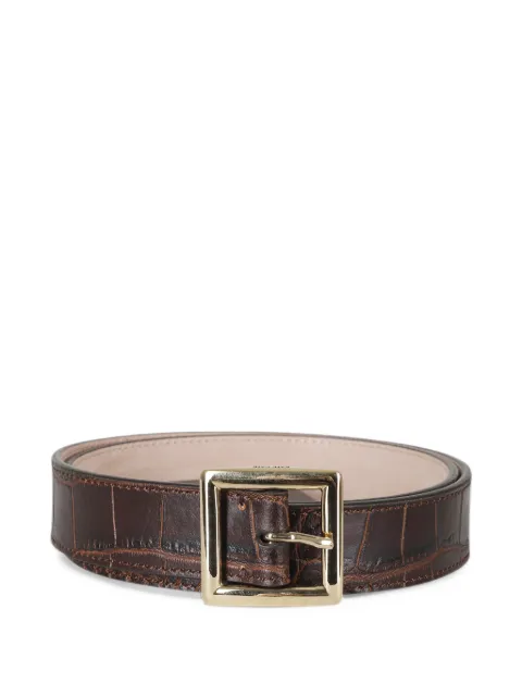 Kate Cate Delphis crocodile-effect belt