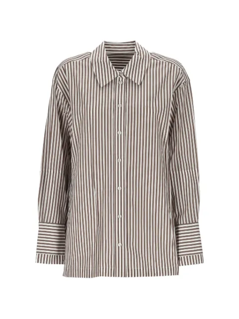 JOSEPH Theia vertical-stripe cotton shirt