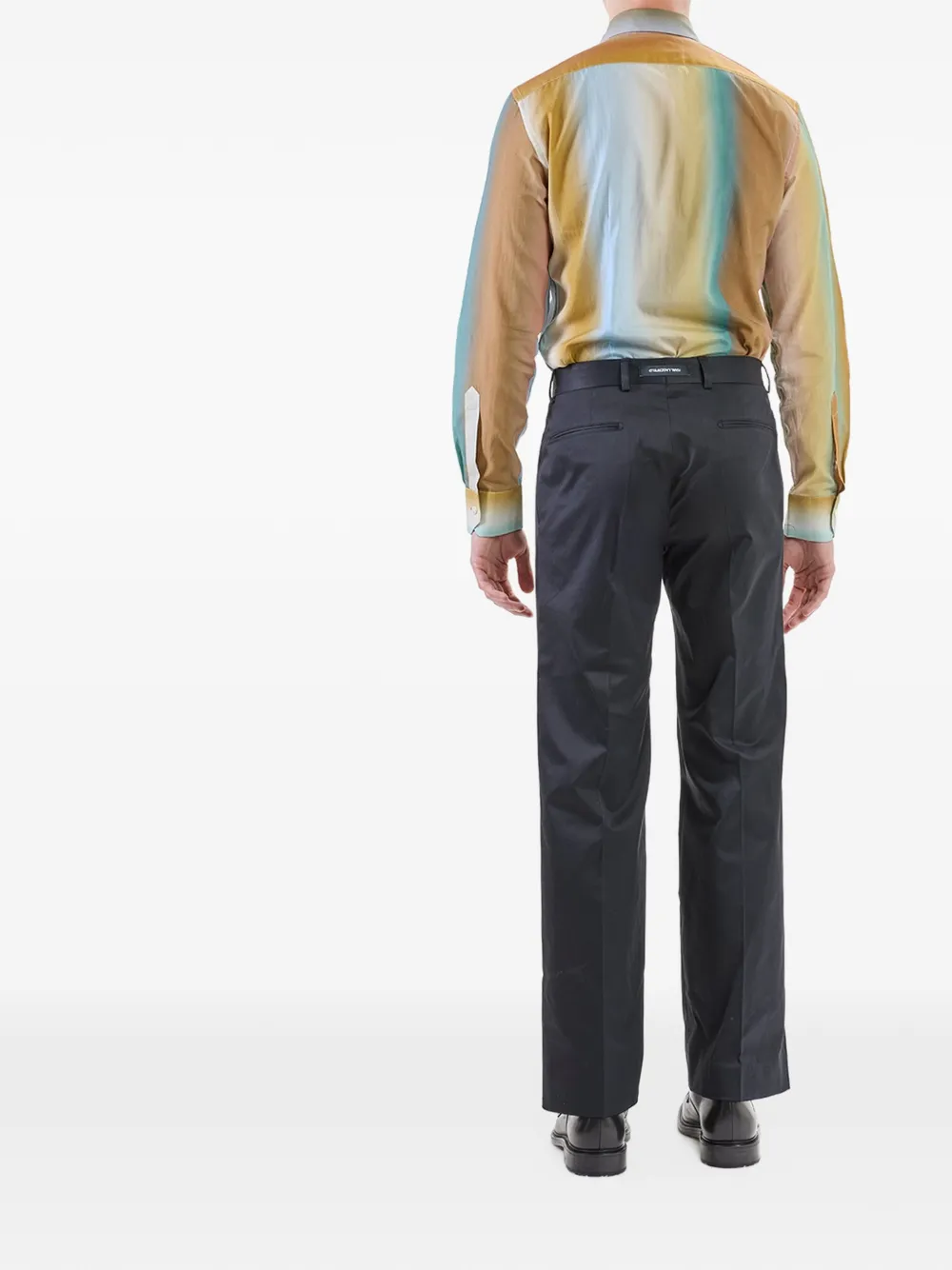 Karl Lagerfeld pleated tailored trousers Zwart