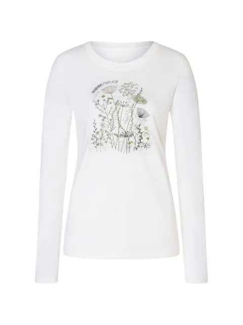 super.natural Rock Flowers floral-print long-sleeve T-shirt