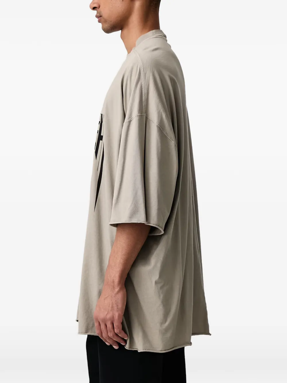 Rick Owens DRKSHDW Tommy graphic-print T-shirt Groen