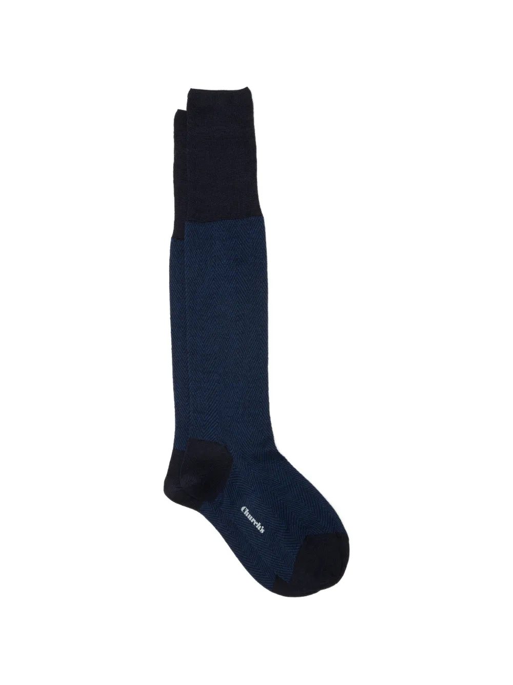 Church's herringbone-knit socks - Blu