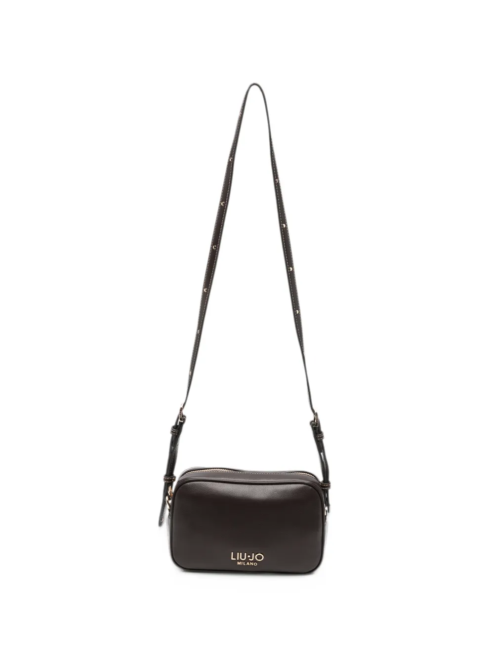 LIU JO logo-plaque crossbody bag - Marrone