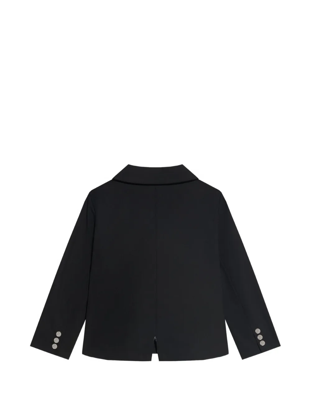 Roberto Cavalli Junior double-breasted blazer Zwart
