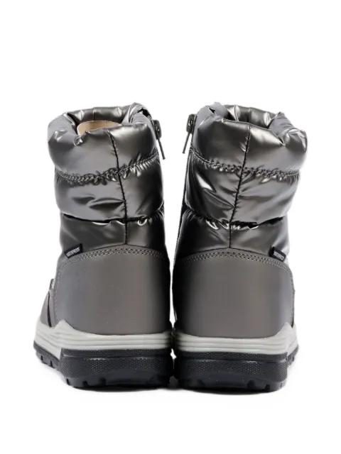 Calvin Klein Kids metallic-effect padded boots