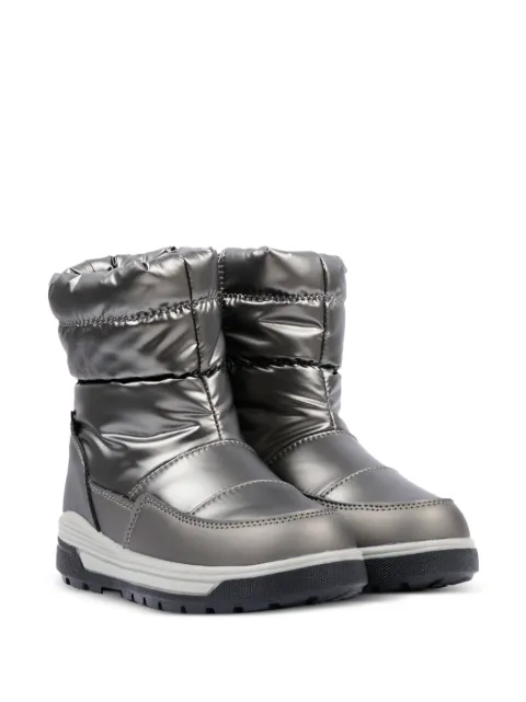 Calvin Klein Kids metallic-effect padded boots