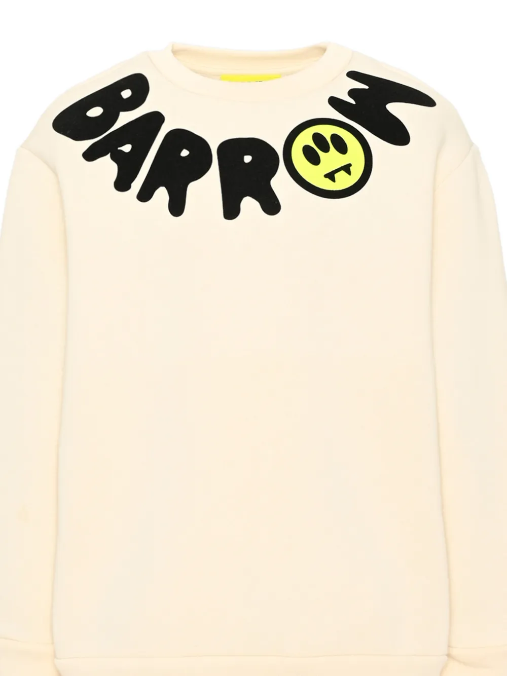 Barrow kids logo-print cotton tracksuit Wit