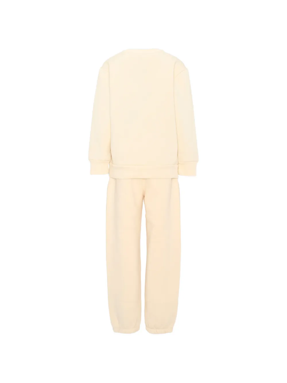Barrow kids logo-print cotton tracksuit - Bianco