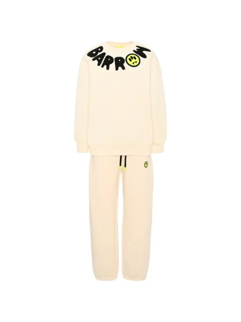 Barrow kids logo-print cotton tracksuit