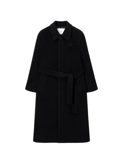 DUNST belted wool-blend coat