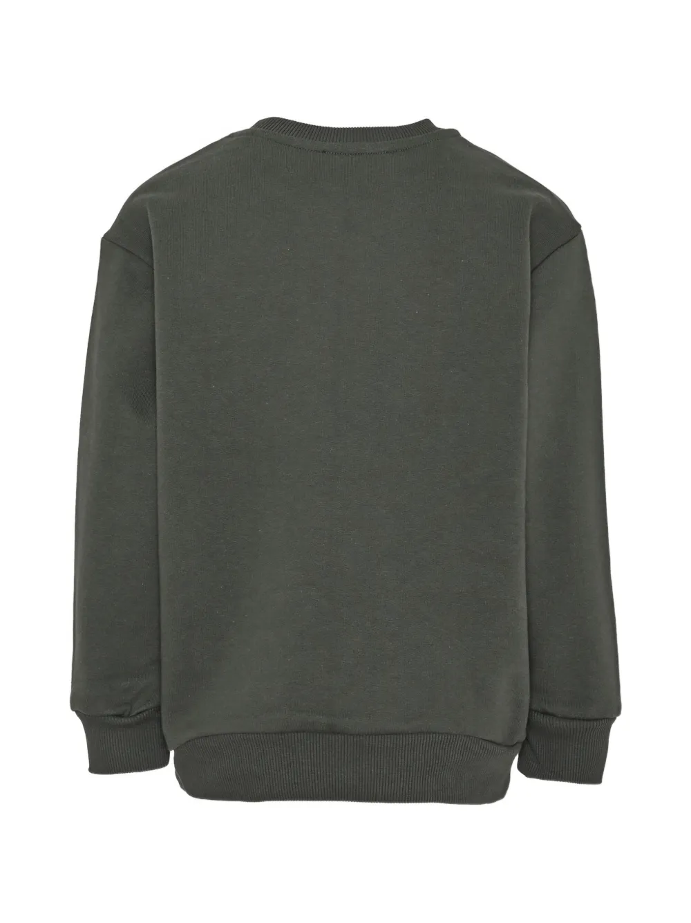 Barrow kids bear-print logo-print sweatshirt Groen