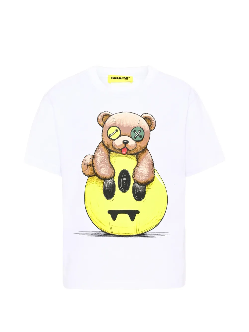 Barrow kids graphic-print T-shirt - Bianco