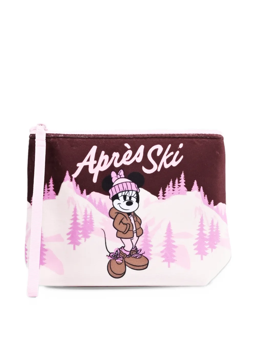 MC2 Saint Barth Kids graphic-print zip-up pouch Bruin